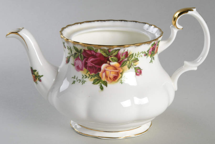 Old Country Roses Mini Teapot No Lid by Royal Albert-1