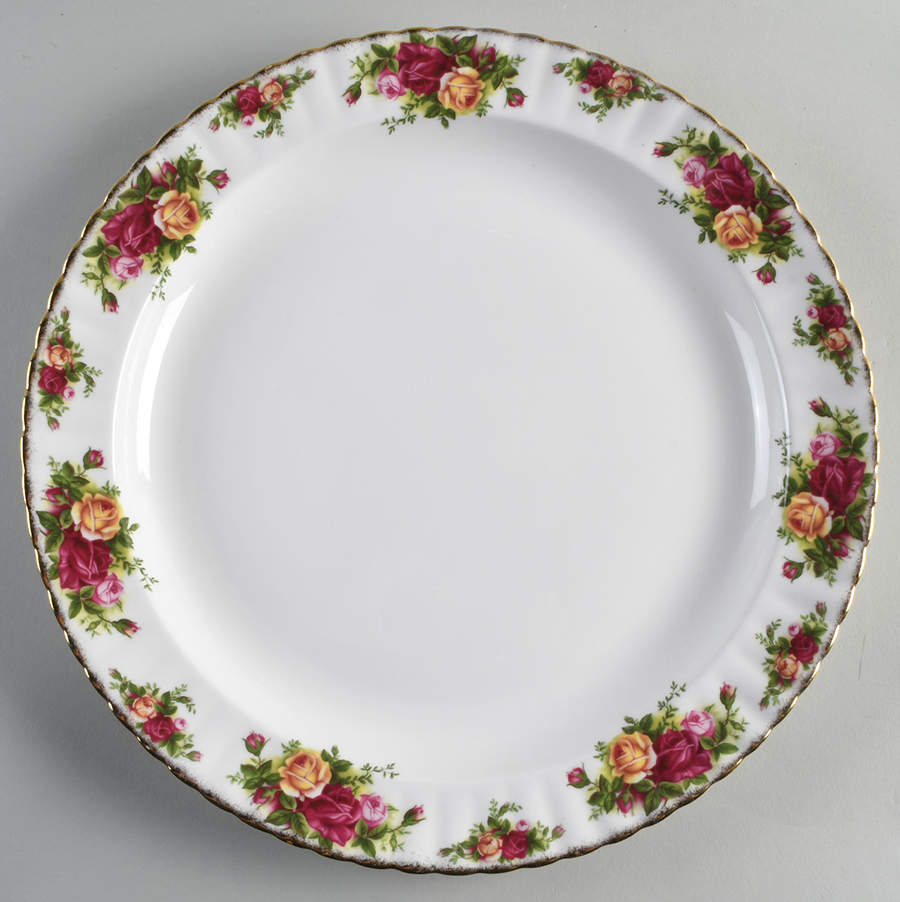 Old Country Roses 13" Chop Plate (Round Platter) by Royal Albert-1