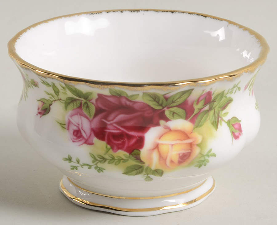 Old Country Roses Open Sugar Bowl by Royal Albert-1