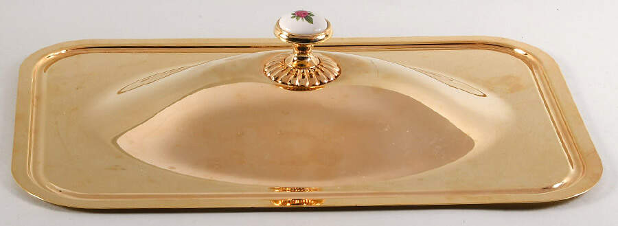 Old Country Roses Metal Rect Baker Lid by Royal Albert-1