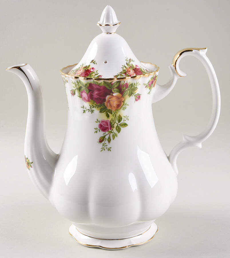 Old Country Roses Coffee Pot & Lid by Royal Albert-1