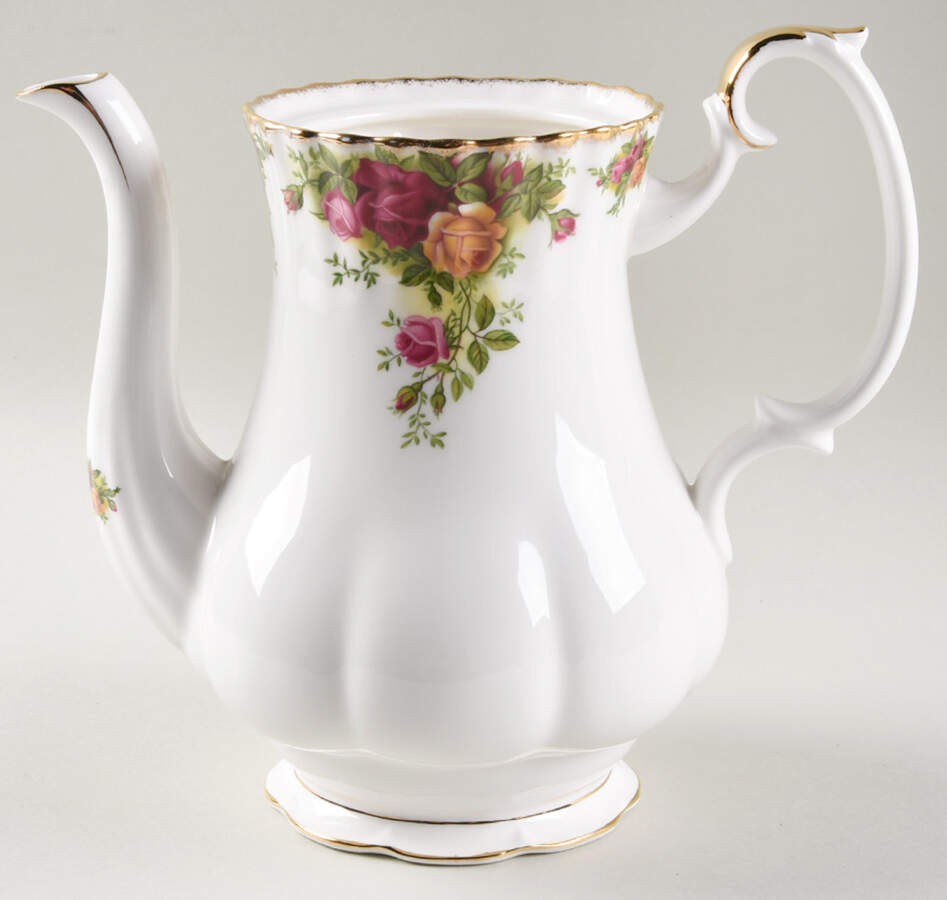 Old Country Roses Coffee Pot No Lid by Royal Albert-1
