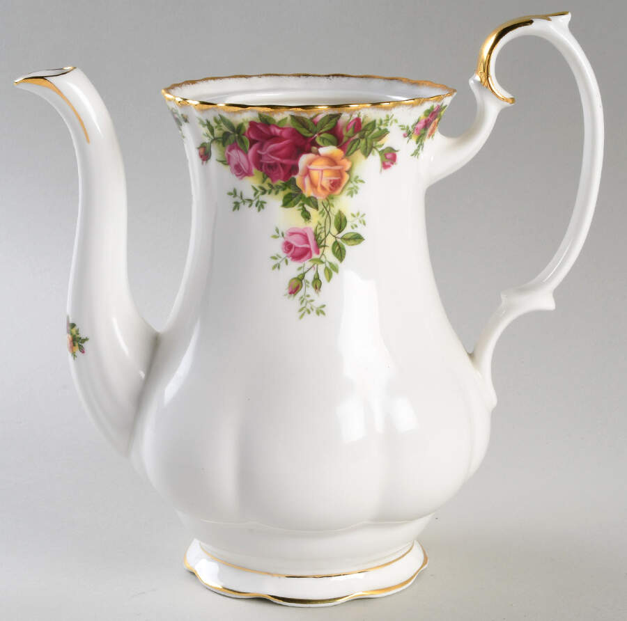 Old Country Roses Coffee Pot No Lid by Royal Albert-1