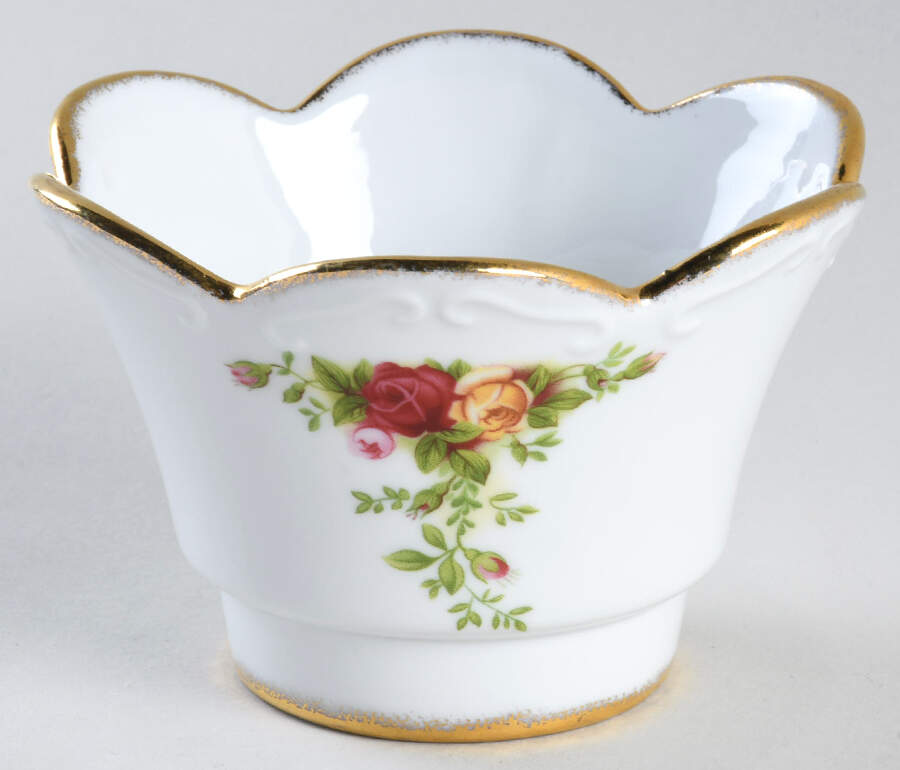 Old Country Roses Sculpted Votive Candleholder by Royal Albert-1