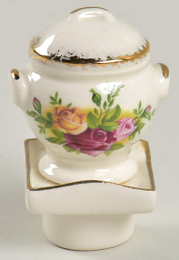 Old Country Roses Lid for Mini Figural Teapot by Royal Albert-1