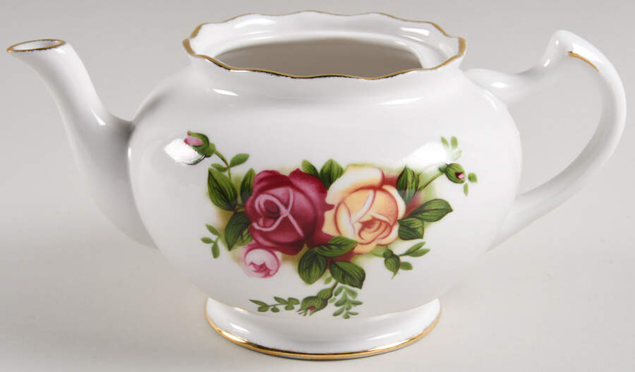 Old Country Roses Teapot No Lid by Royal Albert-1