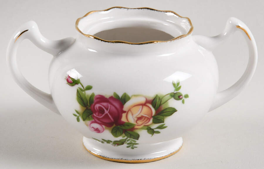 Old Country Roses Sugar Bowl No Lid by Royal Albert-1