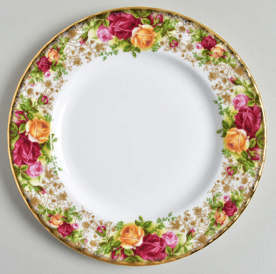 Old Country Roses Salad Plate by Royal Albert-1
