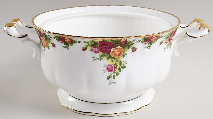 Old Country Roses Tureen No Lid by Royal Albert-1