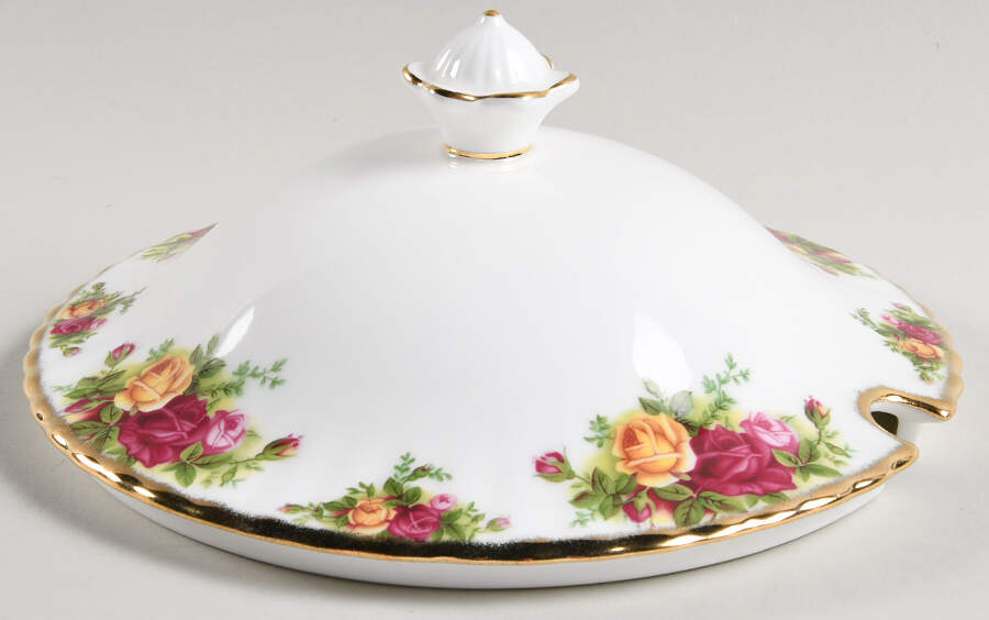 Old Country Roses Lid for Tureen by Royal Albert-1