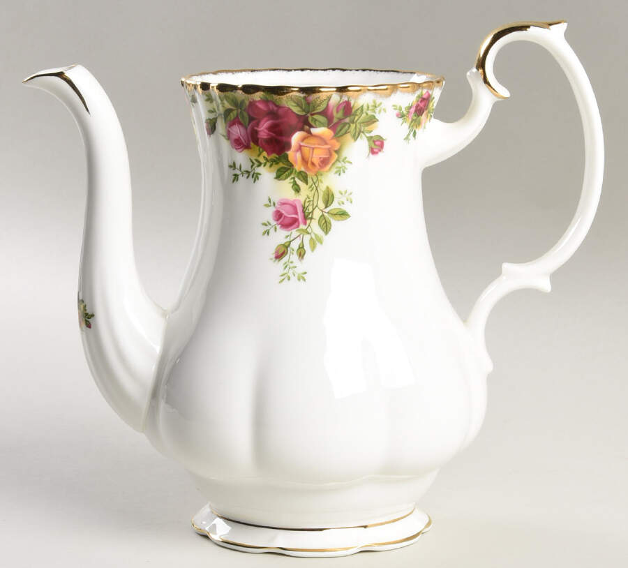 Old Country Roses Coffee Pot No Lid by Royal Albert-1