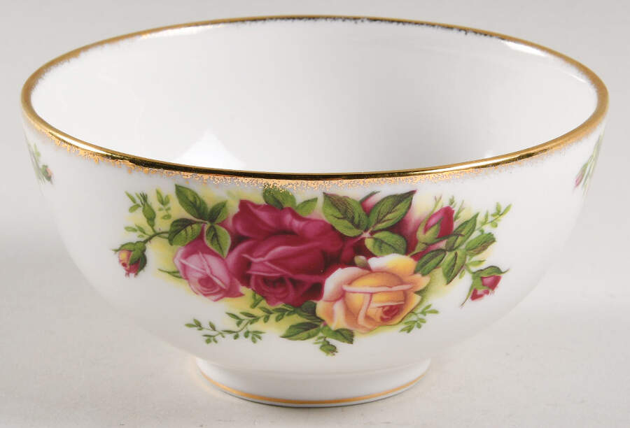 Old Country Roses Open Sugar Bowl by Royal Albert-1