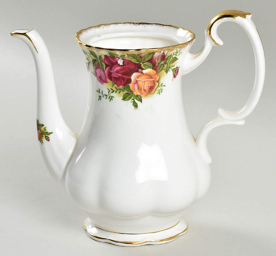 Old Country Roses Mini Coffee Pot No Lid by Royal Albert-1