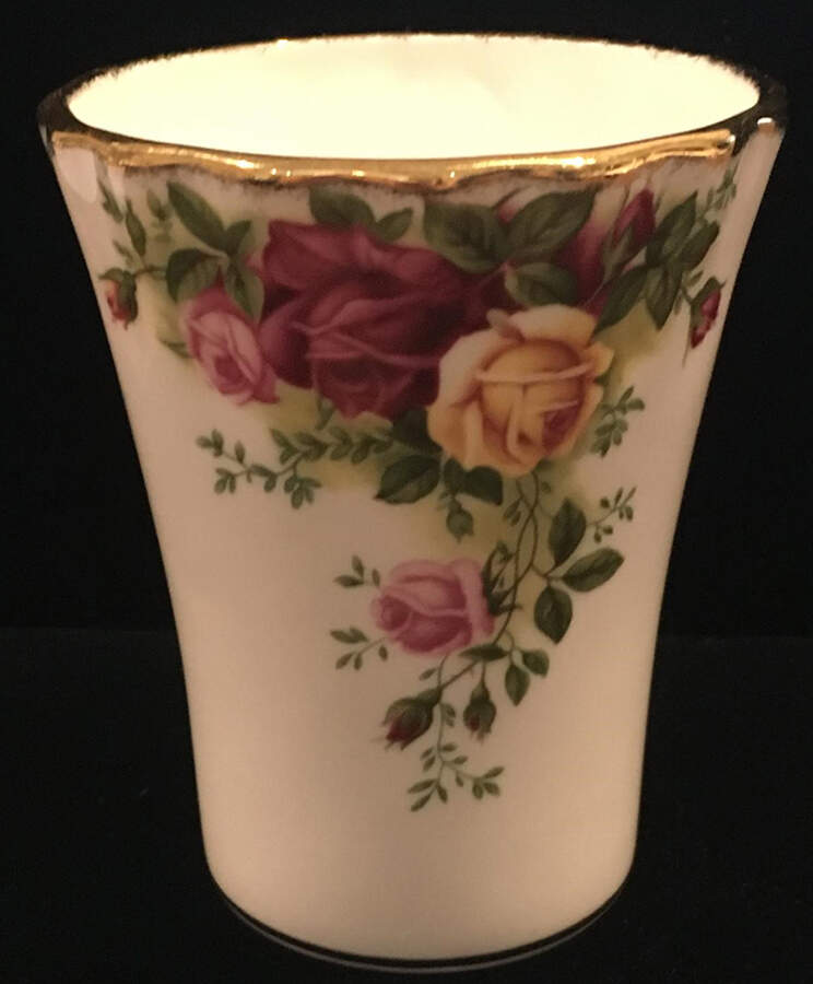 Old Country Roses Toothpick Holder by Royal Albert-1