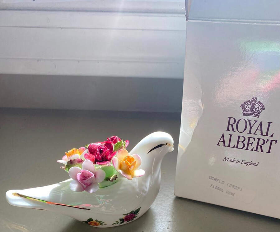 Old Country Roses Floral Giftware, Miniatures by Royal Albert-1