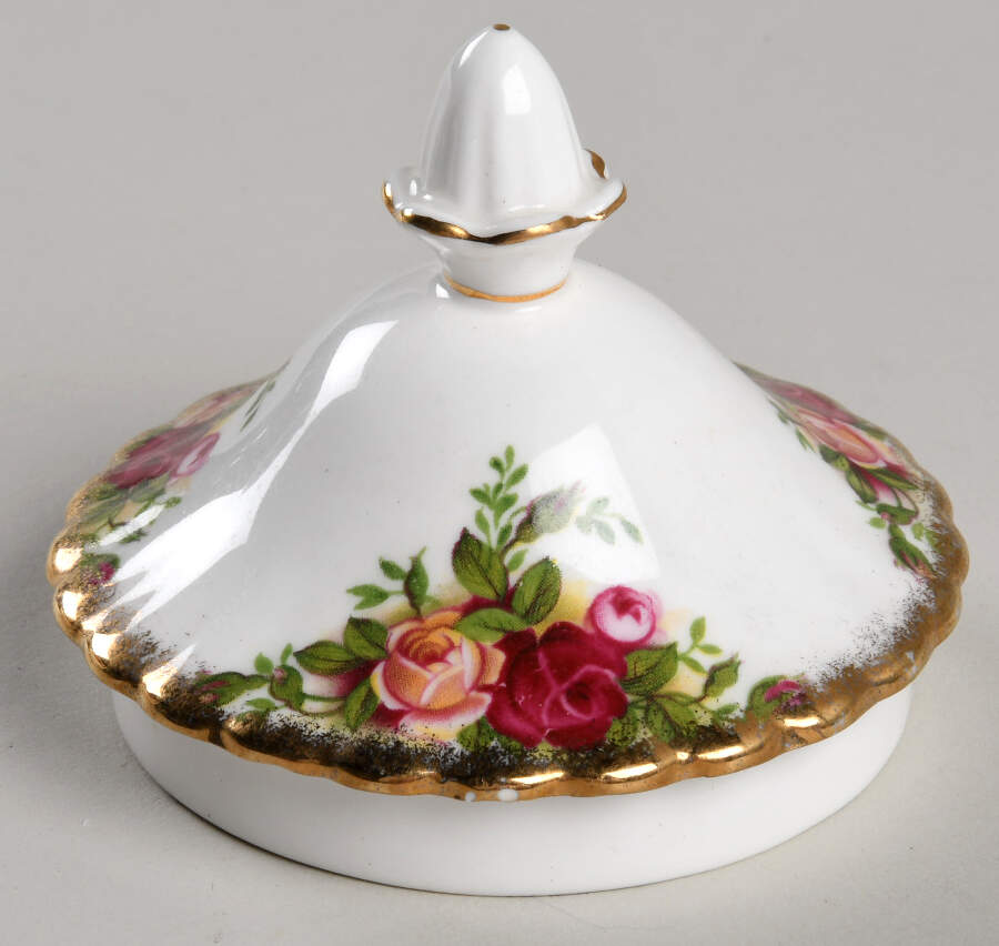 Old Country Roses Lid for Sugar Bowl by Royal Albert-1