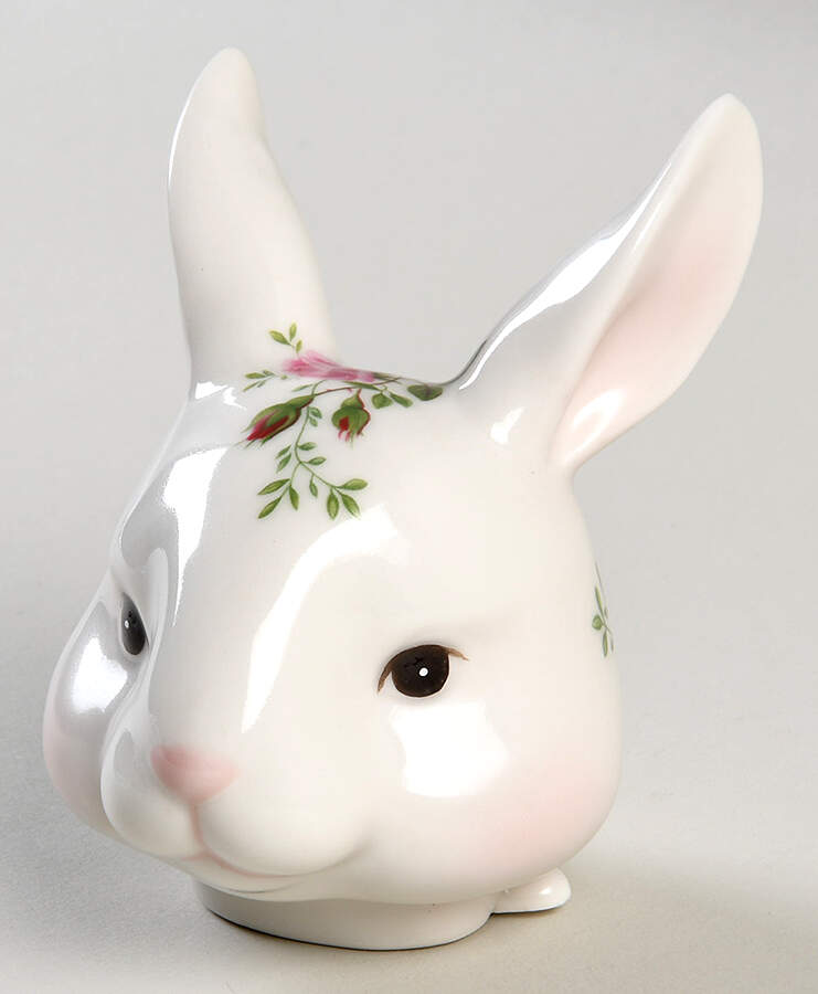 Old Country Roses Lid for Figural Teapot by Royal Albert-1