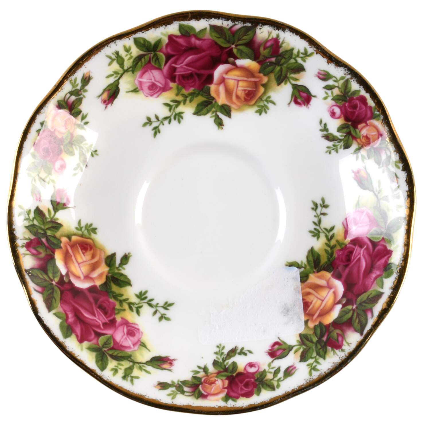 Old Country Roses Saucer for Footed Cup by Royal Albert-1
