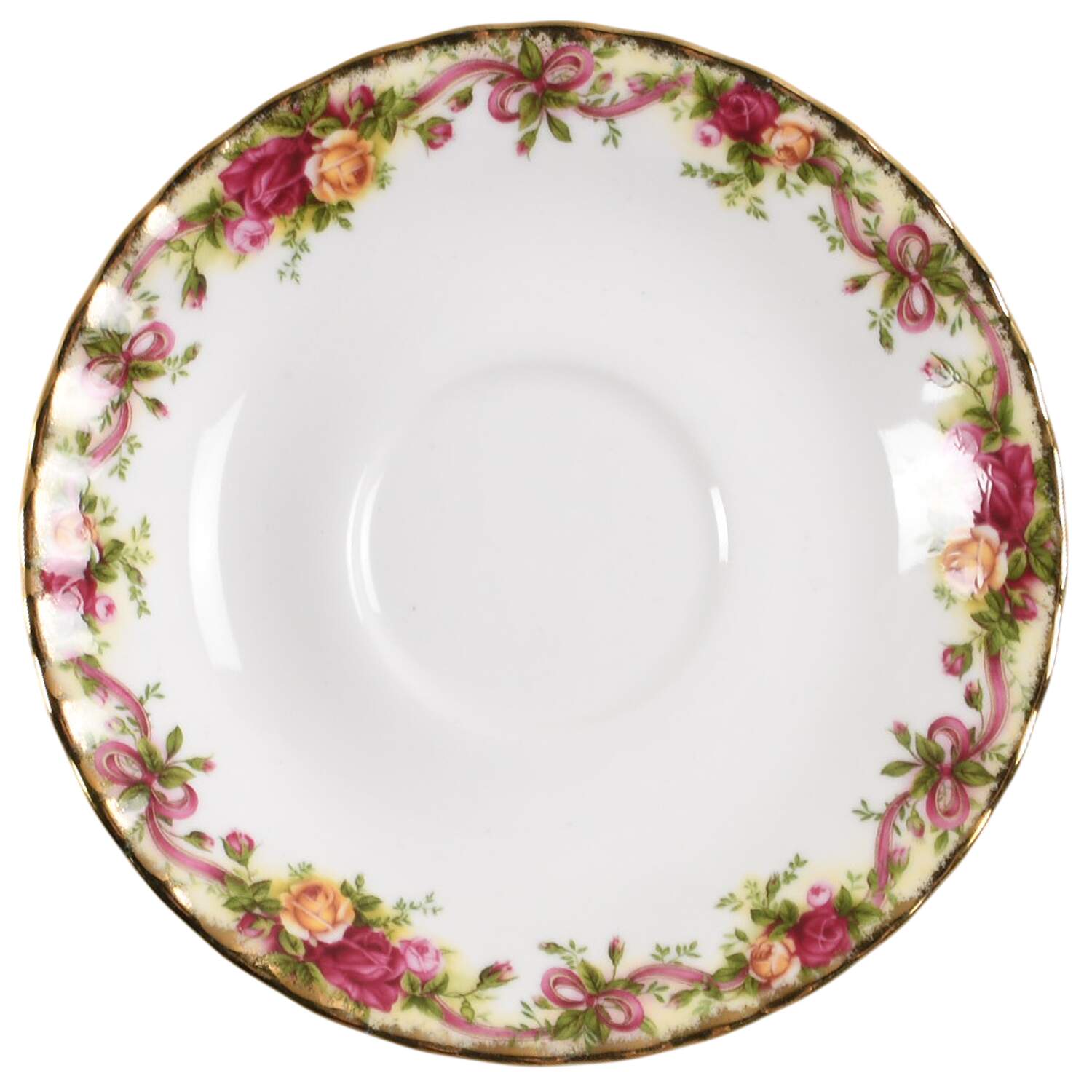 Old Country Roses Saucer for Footed Cup by Royal Albert-1