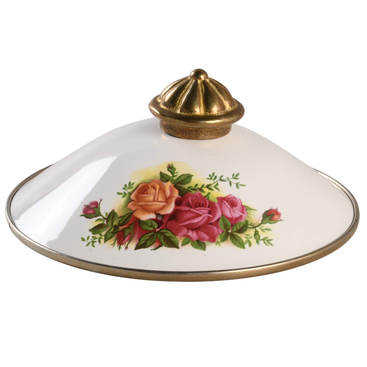 Old Country Roses Lid for Metal Kettle by Royal Albert-1
