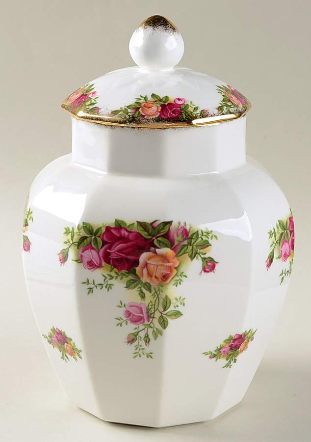 Old Country Roses Mayfair Jar & Lid by Royal Albert-1