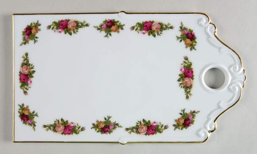 Old Country Roses Cheese and Cracker Board by Royal Albert-1