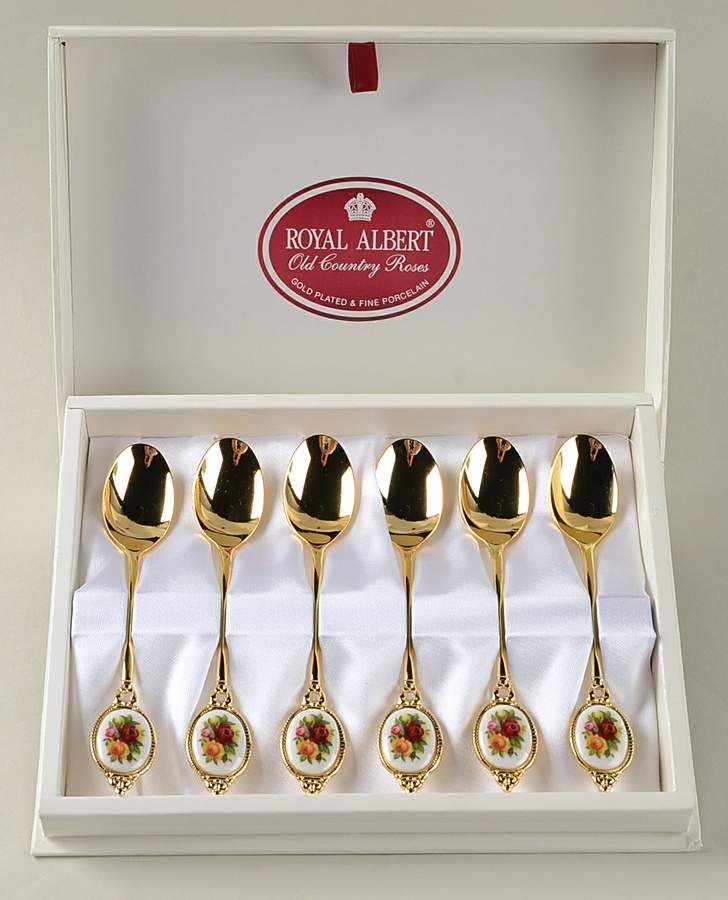 Old Country Roses Five O'Clock Spoon (Set of 6) by Royal Albert-1