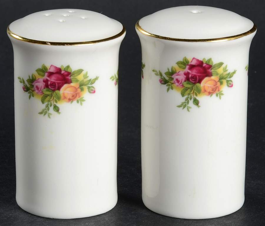 Old Country Roses Salt & Pepper Set by Royal Albert-1