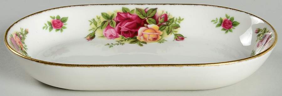 Old Country Roses Pickle Dish by Royal Albert-1