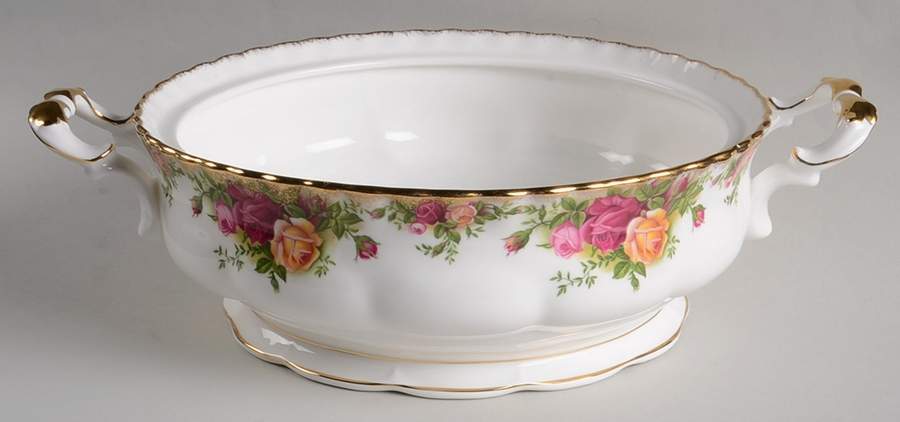 Old Country Roses Round Vegetable No Lid by Royal Albert-1