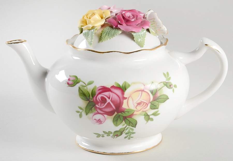 Old Country Roses Teapot & Lid by Royal Albert-1