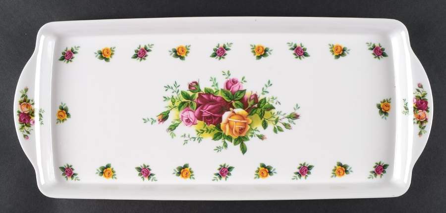 Old Country Roses 15" Rectangular Melamine Tray by Royal Albert-1
