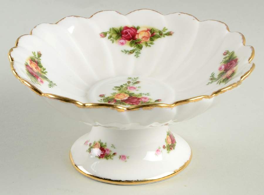 Old Country Roses Round Compote (Height X Width) by Royal Albert-1