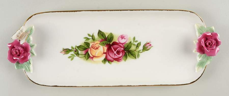 Old Country Roses Canape Tray by Royal Albert-1