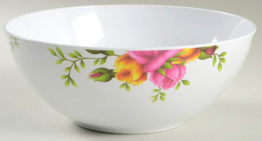 Old Country Roses 9" Round Melamine Serving Bowl by Royal Albert-1