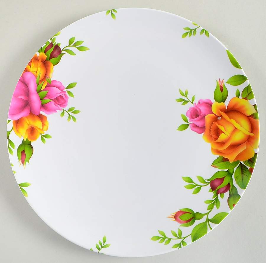 Old Country Roses Melamine Salad Plate by Royal Albert-1