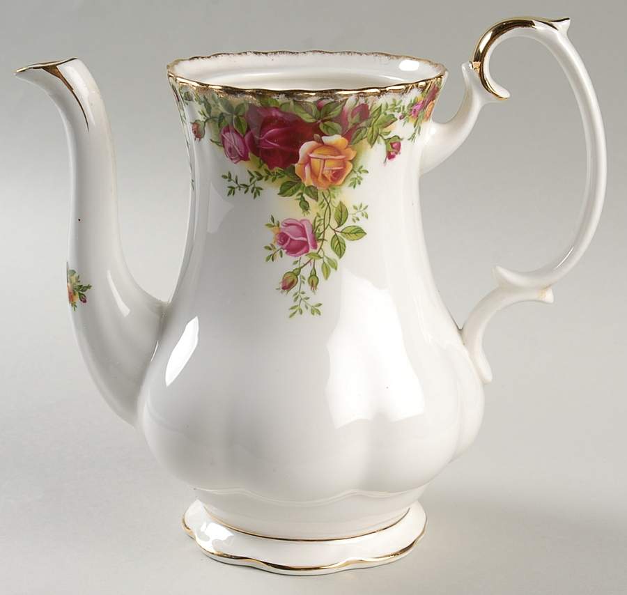 Old Country Roses Coffee Pot No Lid by Royal Albert-1