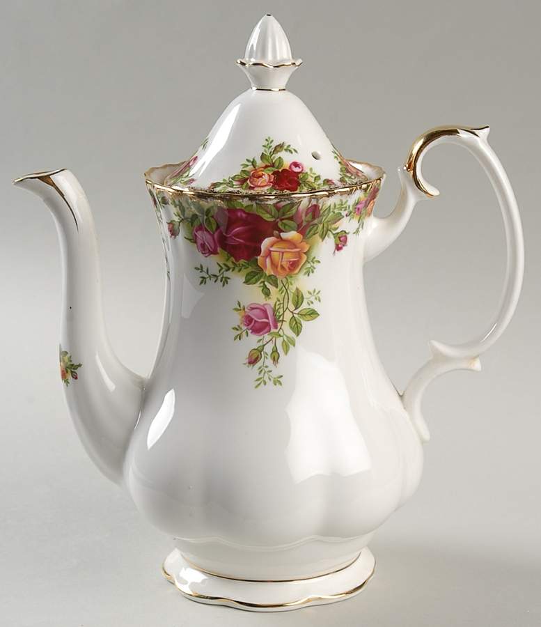 Old Country Roses Coffee Pot & Lid by Royal Albert-1