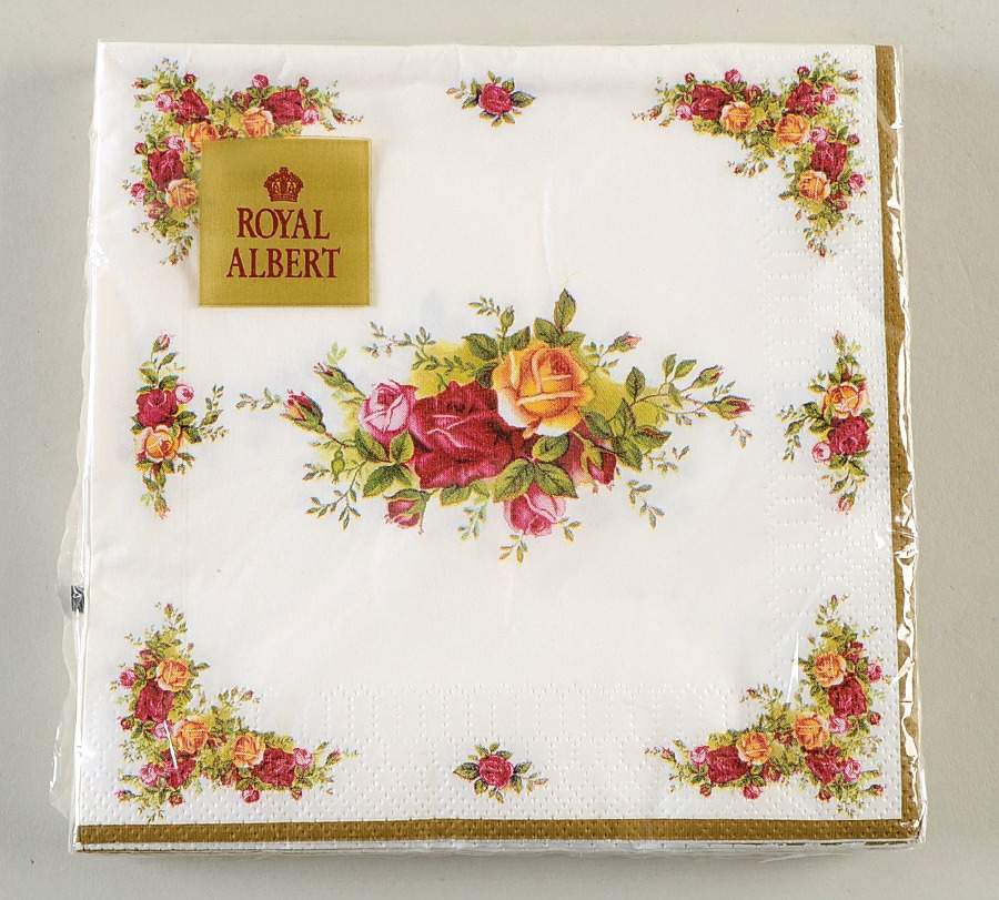 Old Country Roses Package of Paper Luncheon Napkins by Royal Albert-1