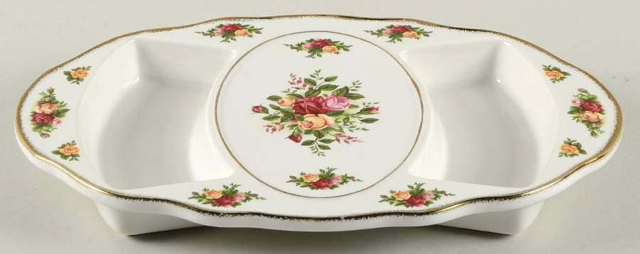 Old Country Roses Cheese & Cracker Board by Royal Albert-1