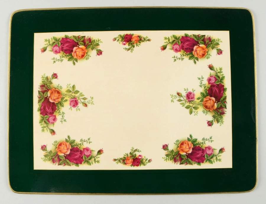 Old Country Roses Corkboard Placemat by Royal Albert-1