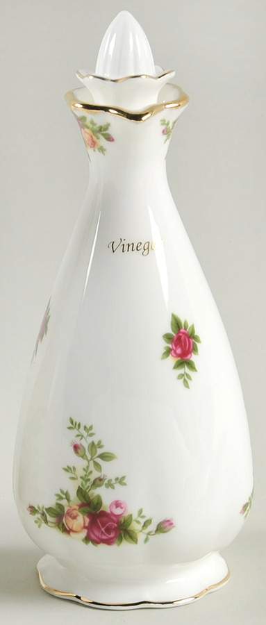 Old Country Roses Vinegar Cruet and Stopper by Royal Albert-1