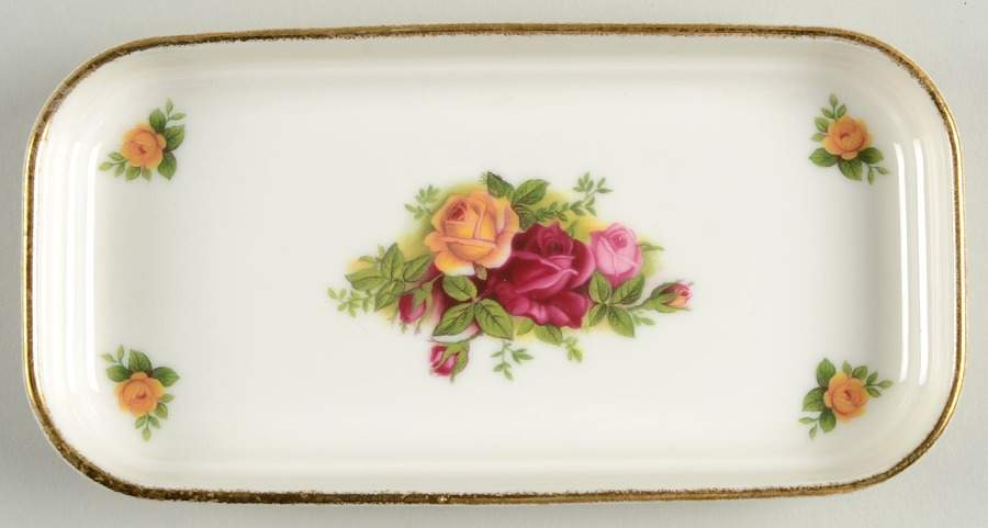 Old Country Roses 7" Rectangular Tray by Royal Albert-1