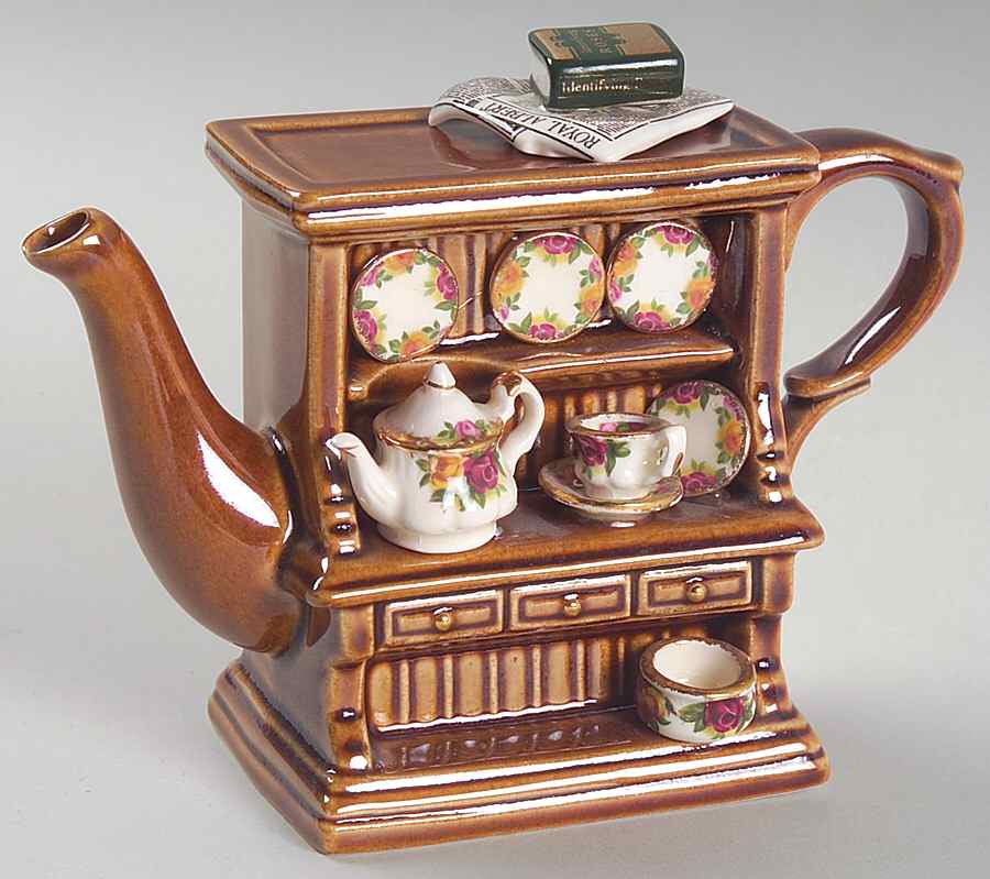 Old Country Roses Mini Figural Teapot & Lid by Royal Albert-1