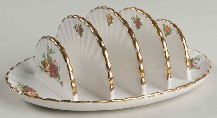 Old Country Roses Toast/Letter Rack by Royal Albert-1