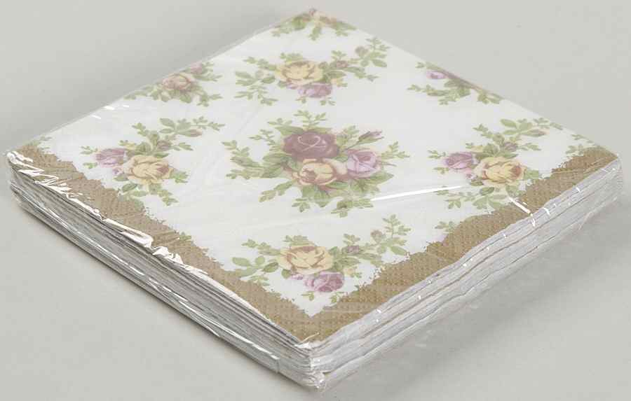 Old Country Roses Package of Paper Beverage Napkins by Royal Albert-1