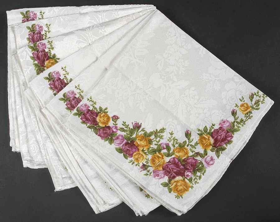 Old Country Roses Cloth Napkin - Set of 6 by Royal Albert-1