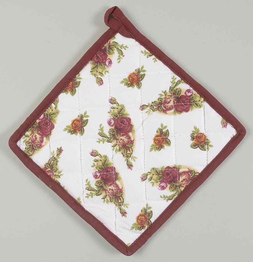 Old Country Roses Cloth Potholder by Royal Albert-1