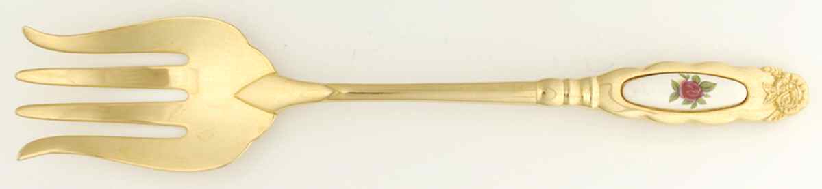 Old Country Roses Serving Fork by Royal Albert-1