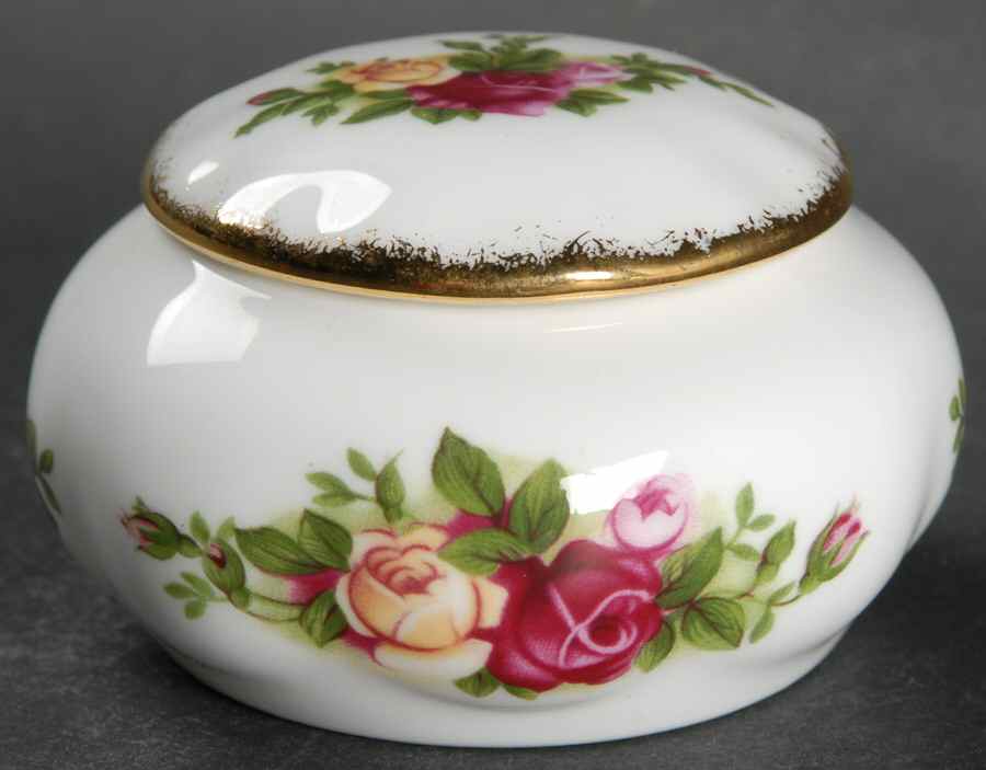 Old Country Roses 1" Round Box & Lid by Royal Albert-1